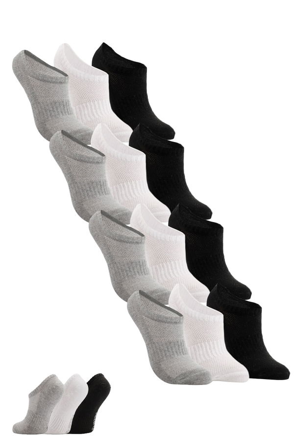 Slazenger JAKE 12 li Set Kadın Karışık Çorap