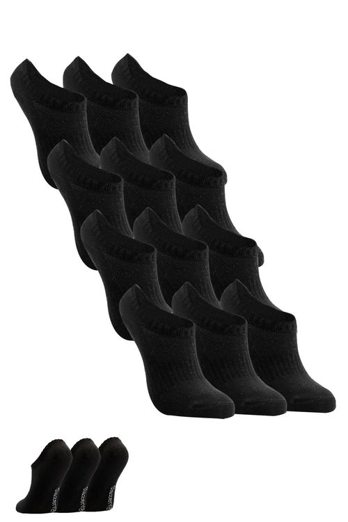 Slazenger JAKE 12 li Set Kadın Siyah Çorap