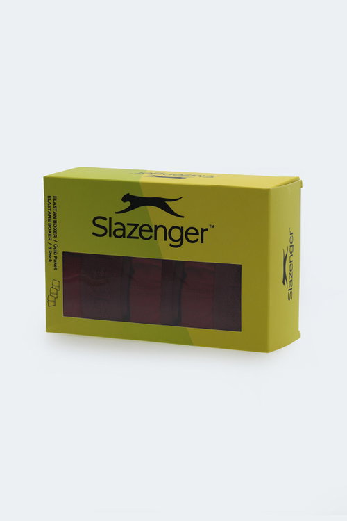 Slazenger JAMA 3 lü Set Erkek Bordo Boxer