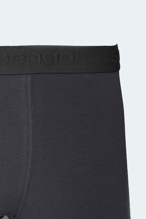 Slazenger JAMA 3 lü Set Erkek Koyu Gri Boxer