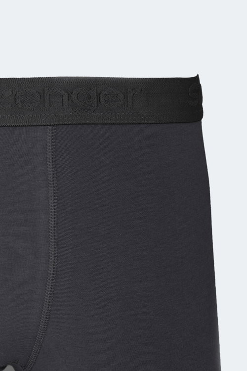 Slazenger JAMA 3 lü Set Erkek Koyu Gri Boxer