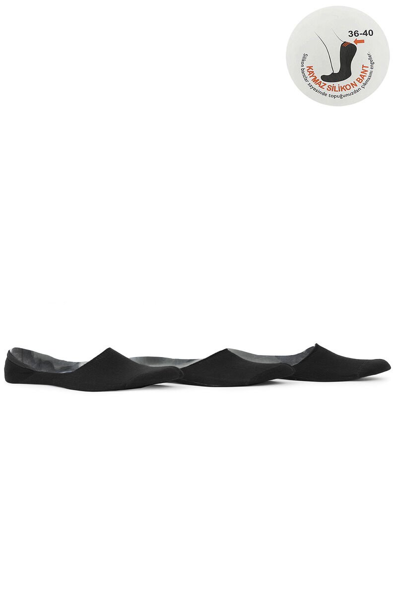 JAMAR Kadın Çorap Siyah - Thumbnail