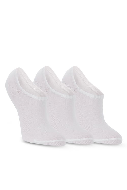 Slazenger JASIRA 3 lü Kadın Beyaz Çorap