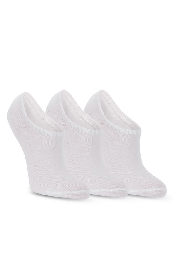 Slazenger JASIRA 3 lü Kadın Beyaz Çorap