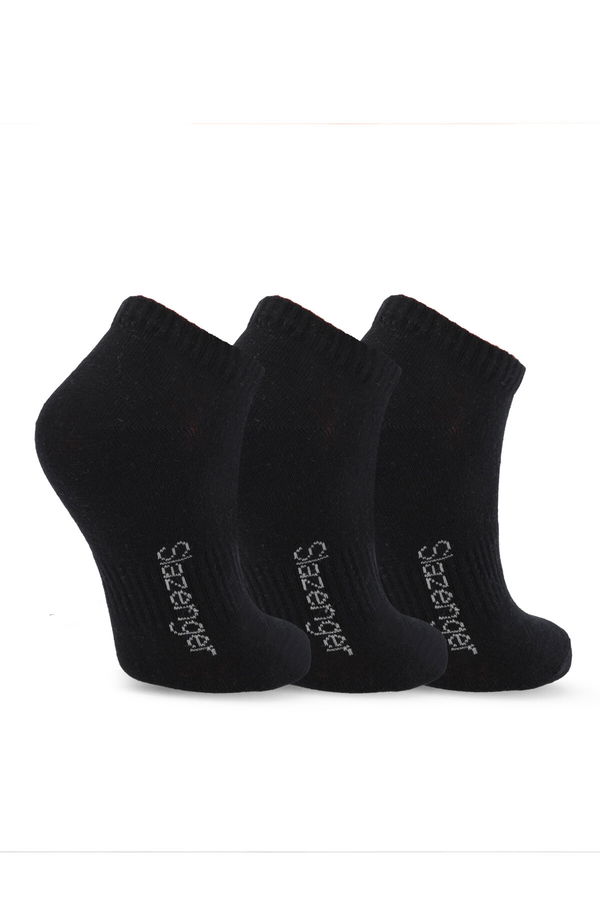 Slazenger JASIRA 3 lü Kadın Siyah Çorap