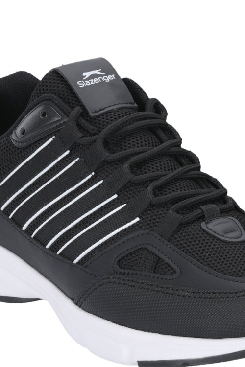 Slazenger JAZZY I Erkek Siyah / Beyaz Koşu & Yürüyüş Spor Ayakkabısı