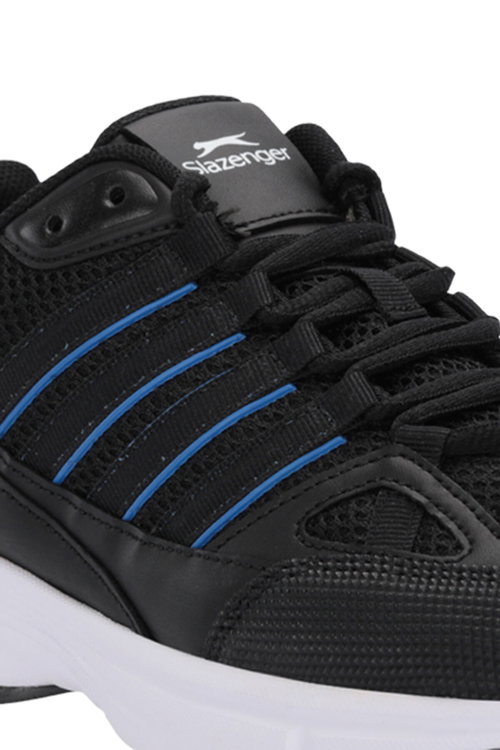 Slazenger JAZZY I Erkek Siyah / Saks Mavi Koşu & Yürüyüş Spor Ayakkabısı