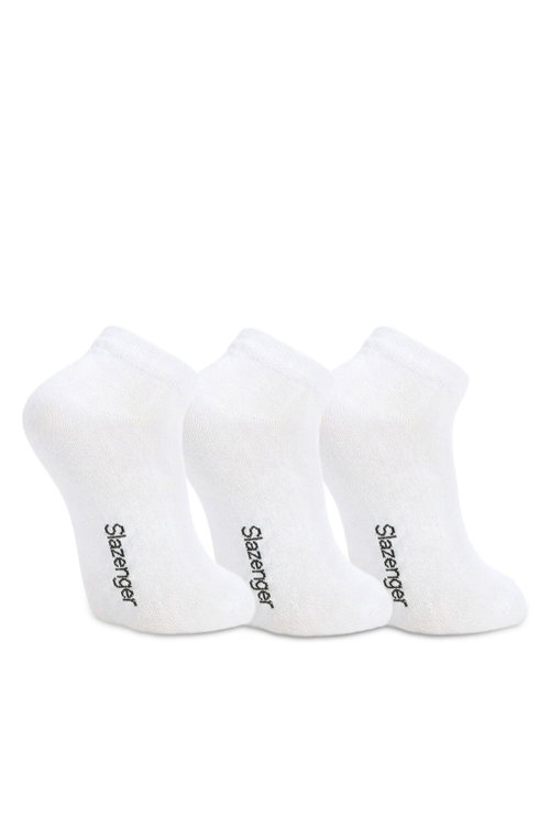 Slazenger JEFRY 3 lü Erkek Bambu Beyaz Çorap