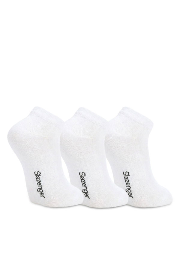 Slazenger JEFRY 3 lü Erkek Bambu Beyaz Çorap