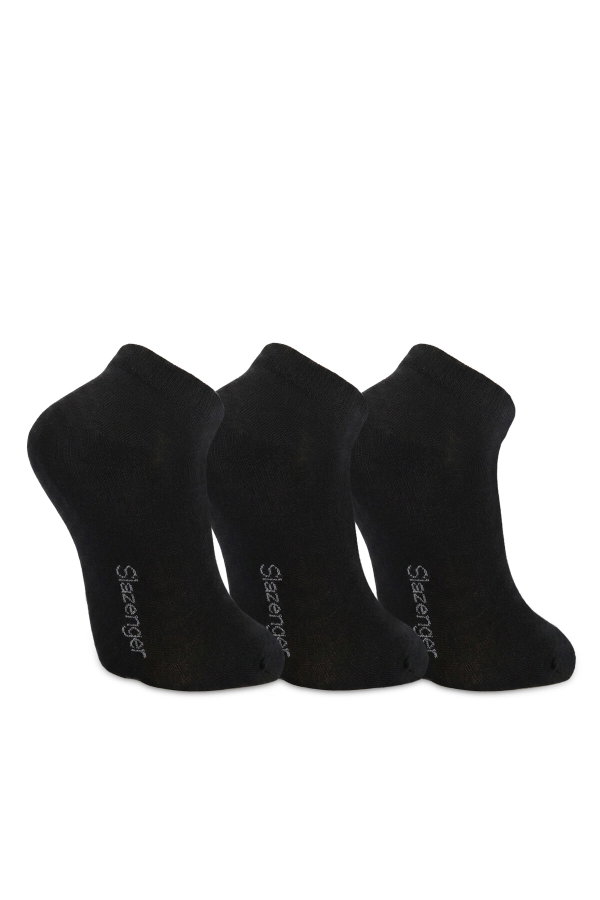 Slazenger JEFRY 3 lü Erkek Bambu Siyah Çorap