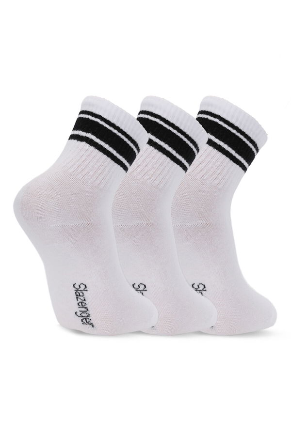 Slazenger JELLY 3 lü Erkek Beyaz Çorap