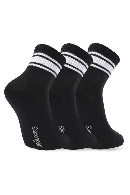 Slazenger JELLY 3 lü Erkek Siyah Çorap