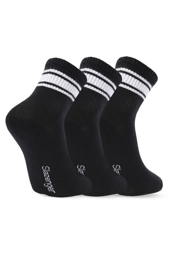 Slazenger JELLY 3 lü Erkek Siyah Çorap