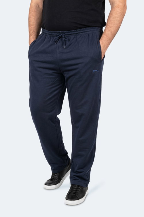 Slazenger JERRY Büyük Beden Erkek Cepli Lacivert Eşofman Altı