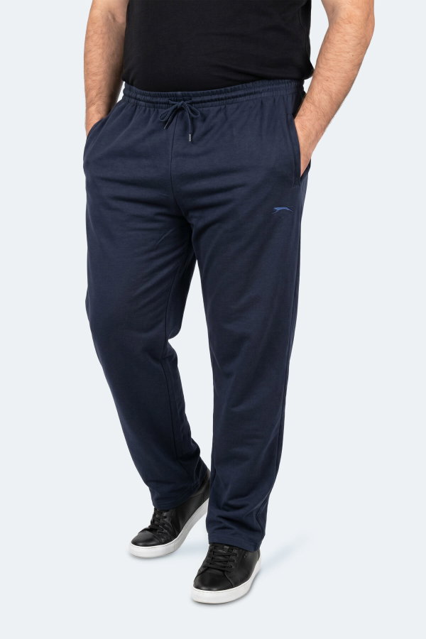 Slazenger JERRY Büyük Beden Erkek Cepli Lacivert Eşofman Altı