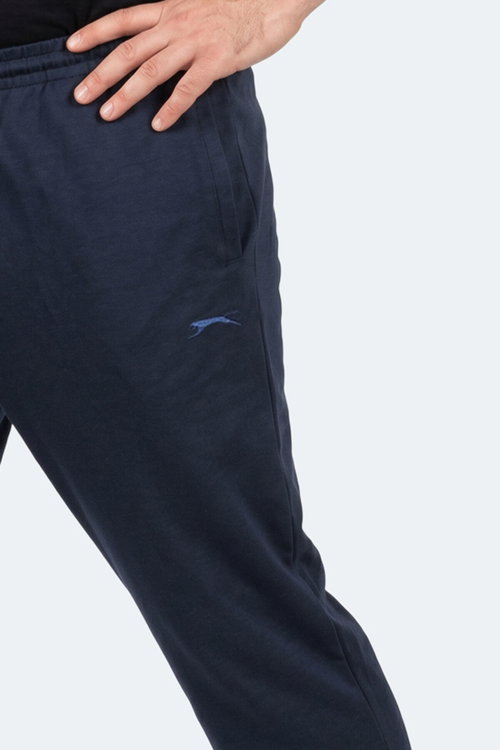 Slazenger JERRY Büyük Beden Erkek Cepli Lacivert Eşofman Altı
