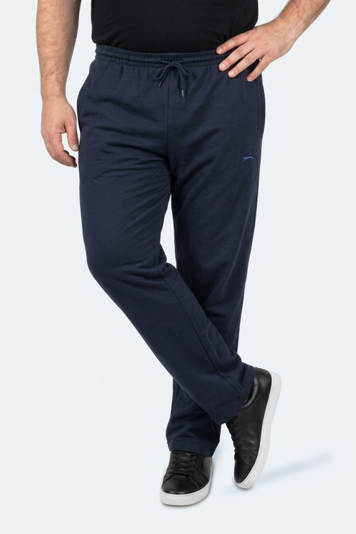 Slazenger JERRY Büyük Beden Erkek Cepli Lacivert Eşofman Altı