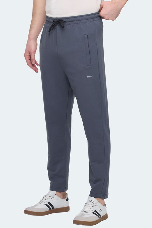 Slazenger JERRY NRM 2 Lİ SET Erkek Cepli Gri - Koyu Gri Eşofman Altı