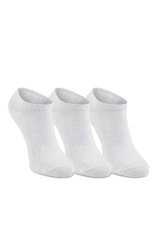 Slazenger JESTER 3 lü Kadın Bambu Beyaz Çorap