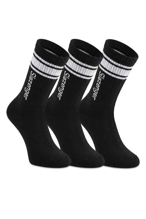 Slazenger JINN 3 lü Erkek Spor Siyah Çorap