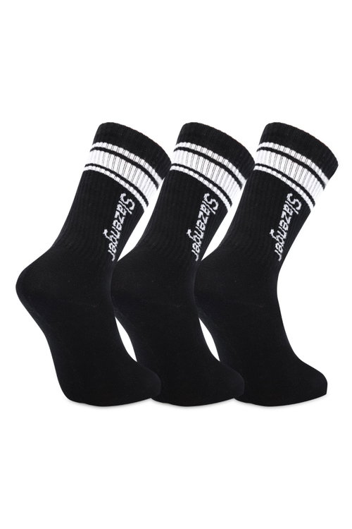 Slazenger JINN 3 lü Erkek Spor Siyah Çorap