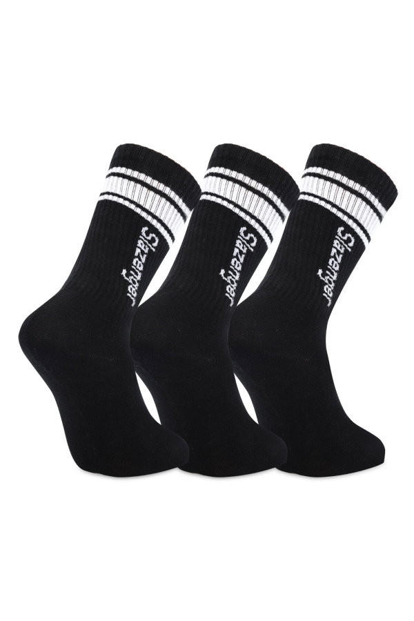 Slazenger JINN 3 lü Erkek Spor Siyah Çorap