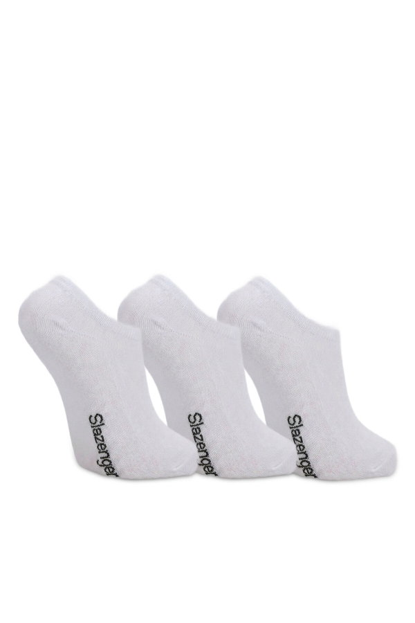 Slazenger JOLLY 3 lü Erkek Bambu Beyaz Çorap