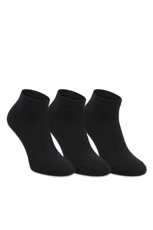 Slazenger JOYRIDE 3 lü Kadın Bambu Siyah Çorap