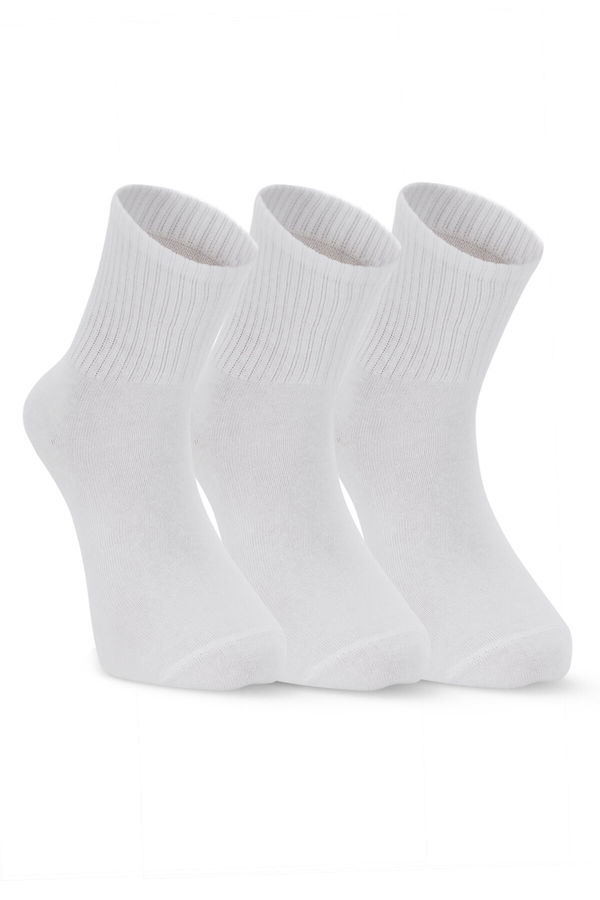 Slazenger JUMPY 3 lü Erkek Beyaz Çorap