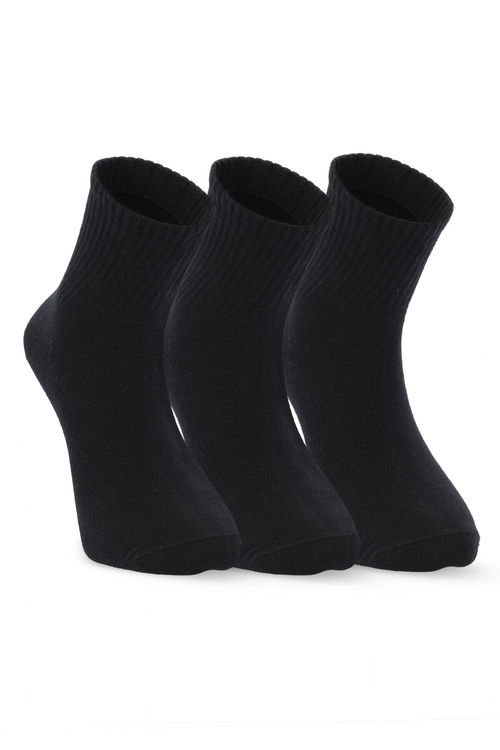 Slazenger JUMPY 3 lü Erkek Siyah Çorap