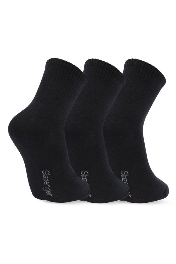 Slazenger JUMPY 3 lü Erkek Siyah Çorap