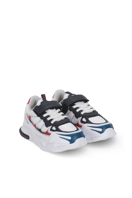 Slazenger KAFKA F Erkek Çocuk Beyaz / Lacivert Günlük Spor Ayakkabısı