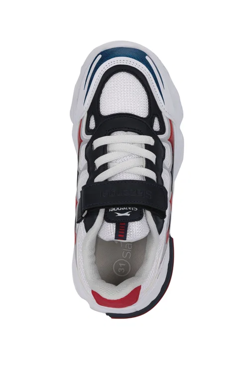 Slazenger KAFKA F Erkek Çocuk Beyaz / Lacivert Günlük Spor Ayakkabısı