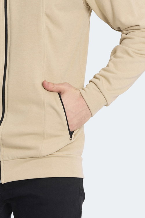 Slazenger KAGISONA 2 Lİ SET Erkek Bej - Haki Sweatshırt