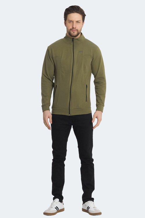 Slazenger KAGISONA 2 Lİ SET Erkek Bej - Haki Sweatshırt