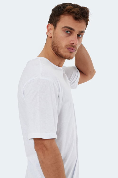 KAISER IN Oversize Erkek Tişört Beyaz