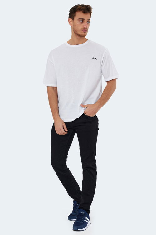 KAISER IN Oversize Erkek Tişört Beyaz