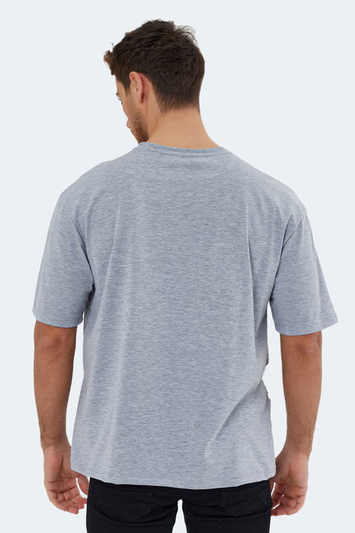 KAISER IN Oversize Erkek Tişört Gri