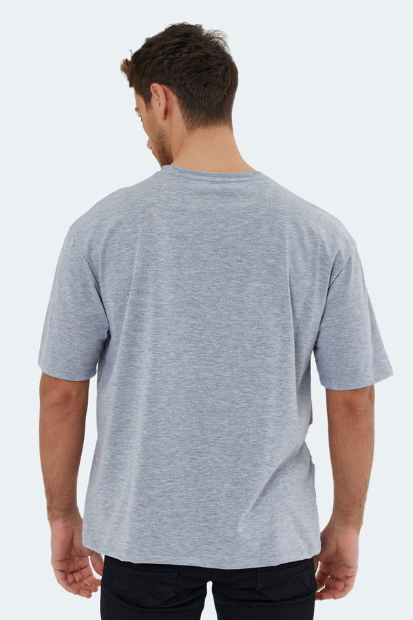 KAISER IN Oversize Erkek Tişört Gri