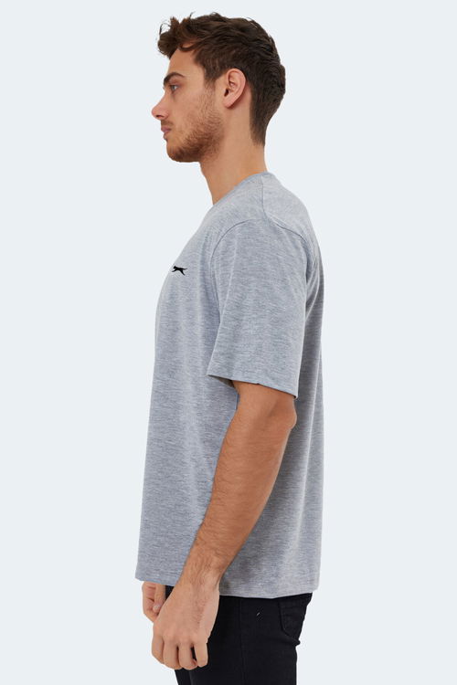 KAISER IN Oversize Erkek Tişört Gri