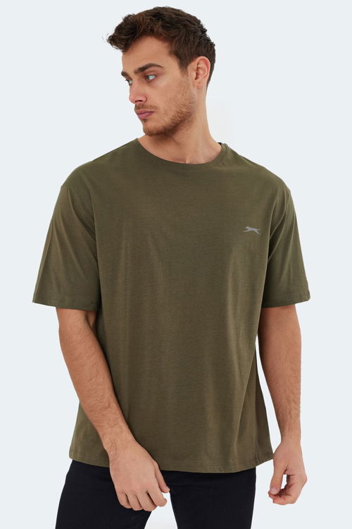 KAISER IN Oversize Erkek Tişört Haki