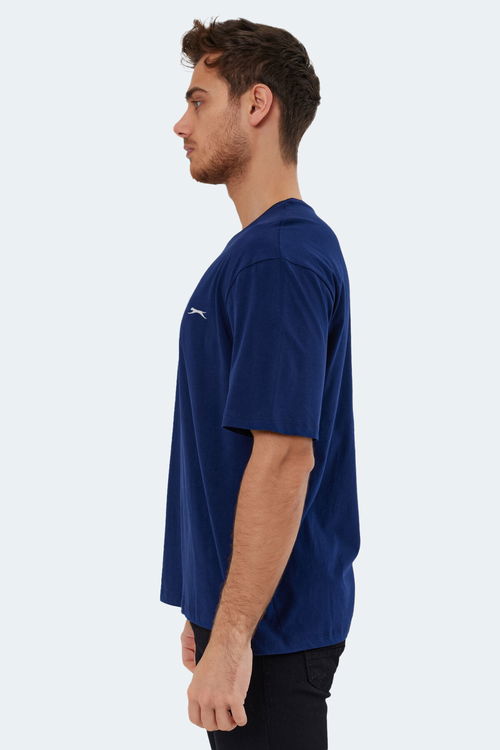 KAISER IN Oversize Erkek Tişört Lacivert