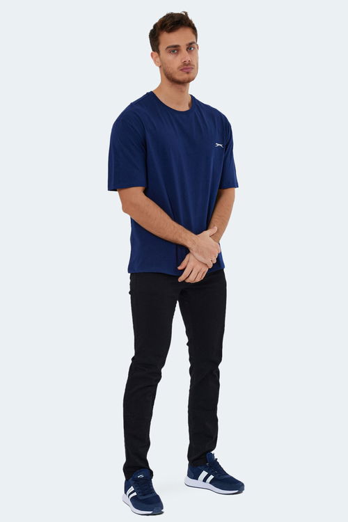 KAISER IN Oversize Erkek Tişört Lacivert
