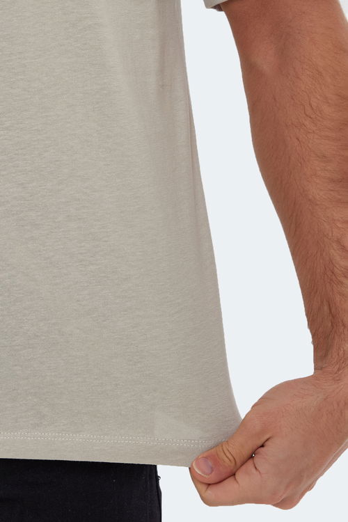 KAISER IN Oversize Erkek Tişört Taş Gri