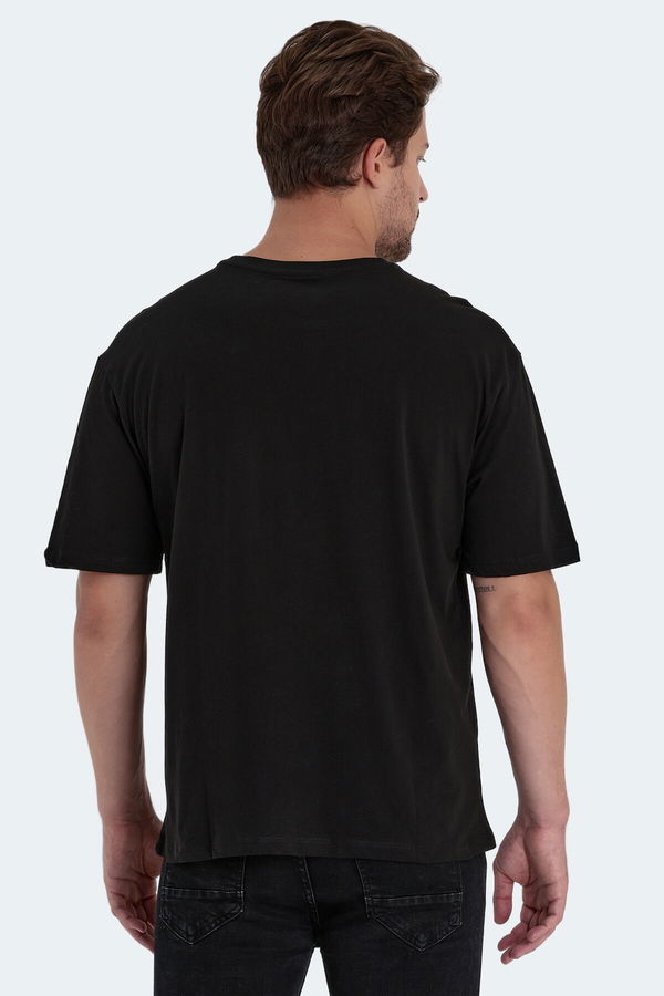 KAISER IN Oversize Erkek Tişört Siyah