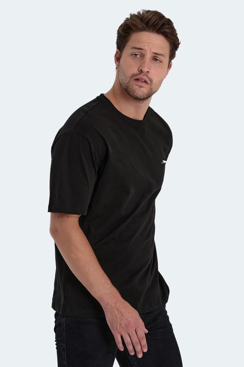 KAISER IN Oversize Erkek Tişört Siyah