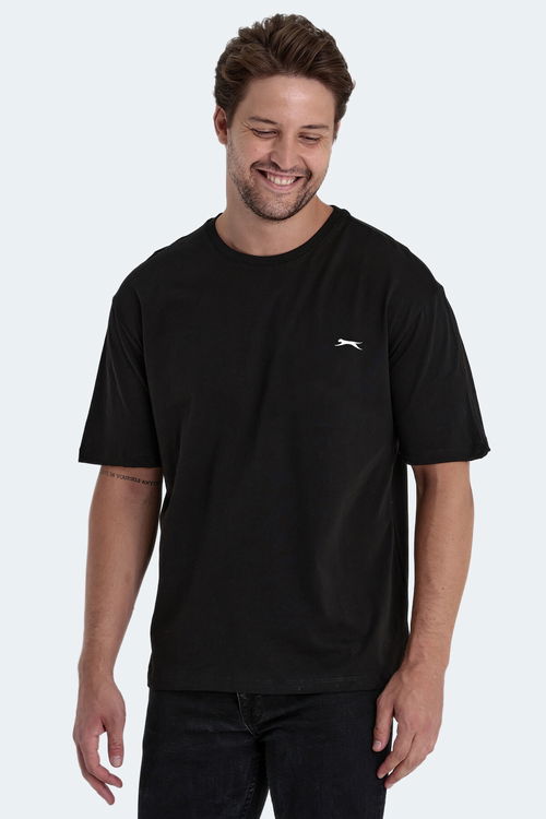 KAISER IN Oversize Erkek Tişört Siyah