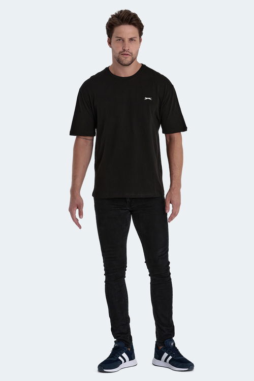 KAISER IN Oversize Erkek Tişört Siyah