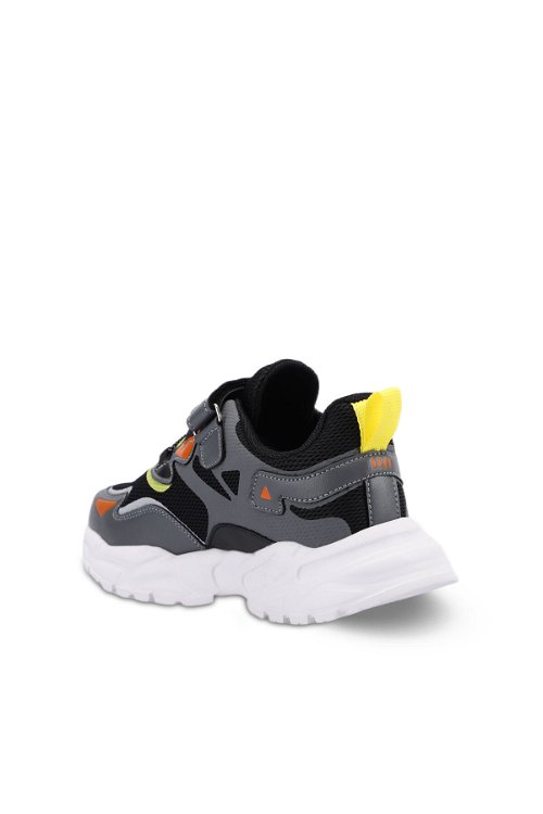 KAJAL I Sneaker Erkek Çocuk Ayakkabı Koyu Gri / Siyah