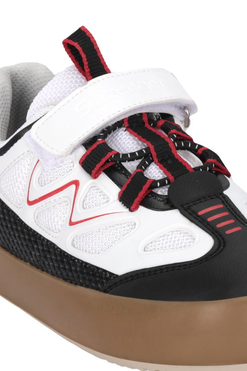 Slazenger KAJU F Unisex Çocuk Beyaz / Siyah Günlük Spor Ayakkabısı